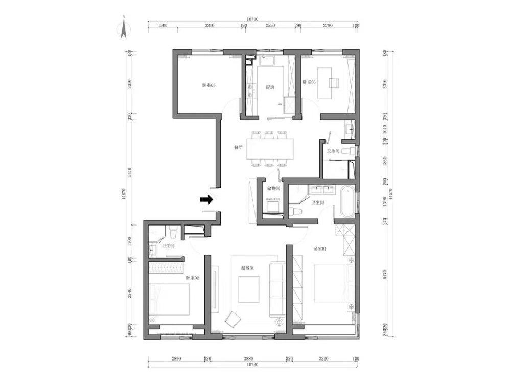 Rm 1501 Unit 2 No 7 CSC Jiuhe Palace(17)