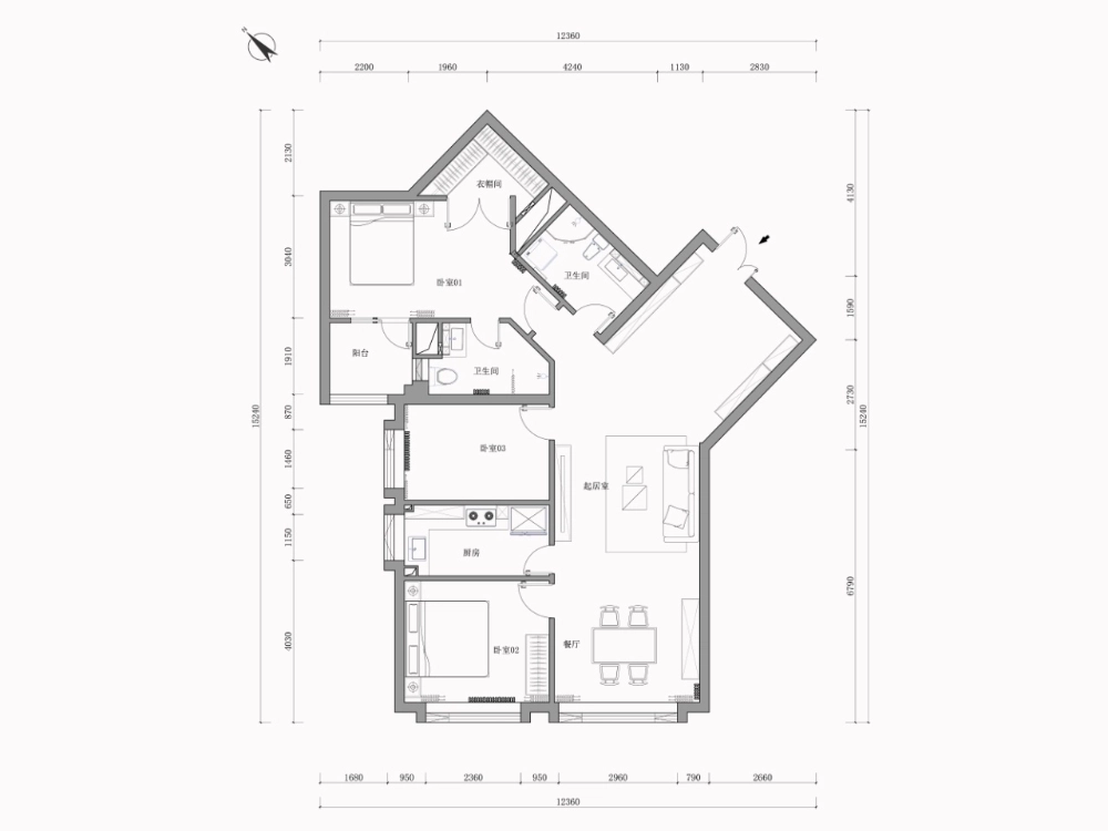 Rm 1607 Unit 1 Bld B Sunshine 100 Int’l Apt(13)