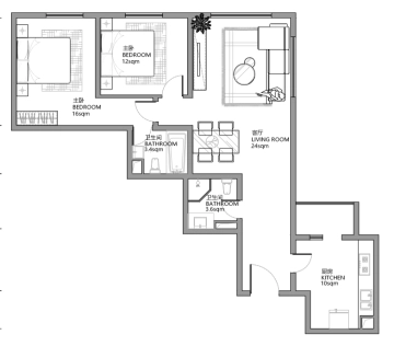 Rm 1801 Bld E Sunshine 100 Int’l Apt(11)