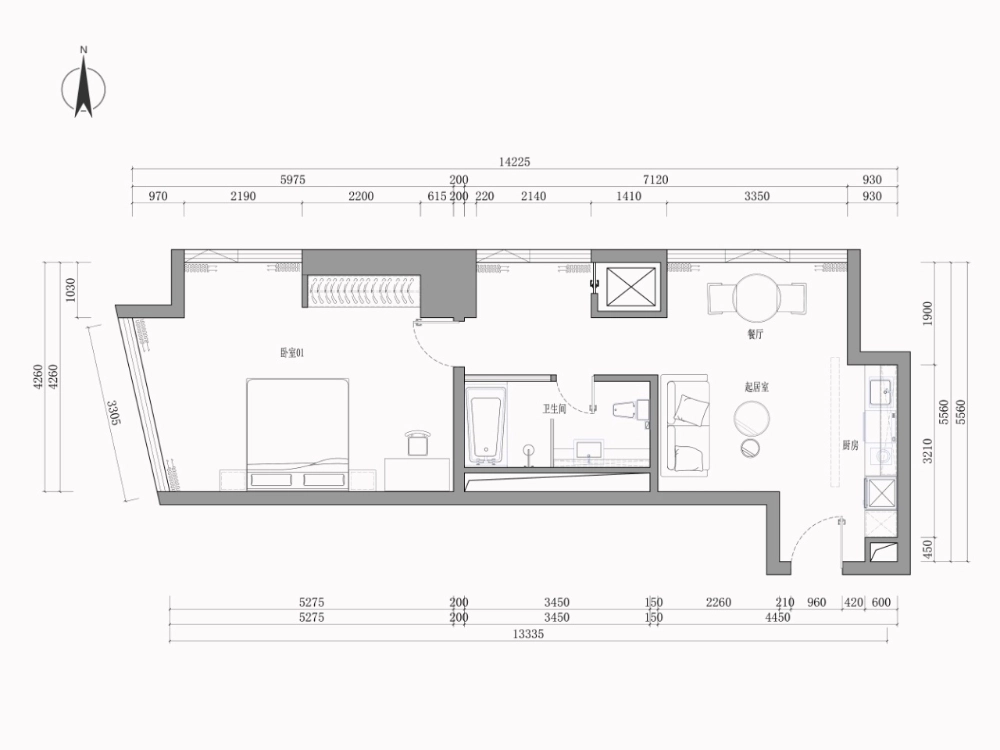 Rm 1917 No 9 Lakeward Scenery Int’l Apts(12)