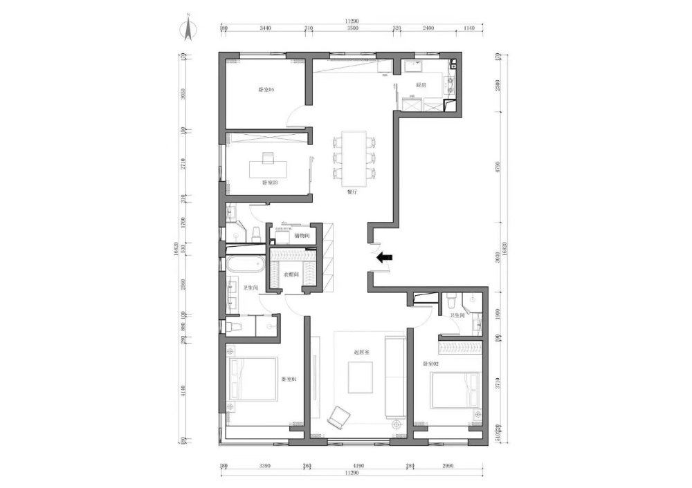 Rm 2601 Unit 1 No 10 CSC Jiuhe Palace(15)