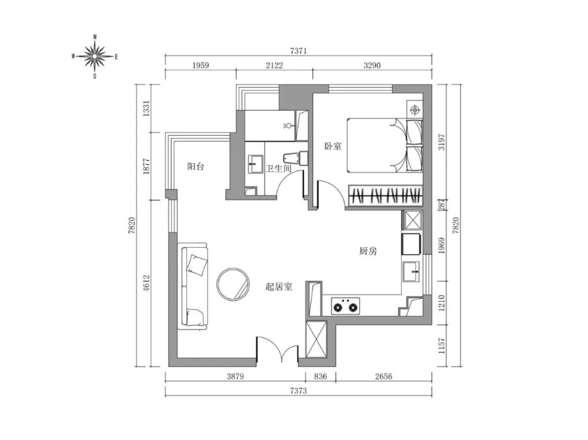Rm 308 No 1 Wanda Plaza Apartment(13)