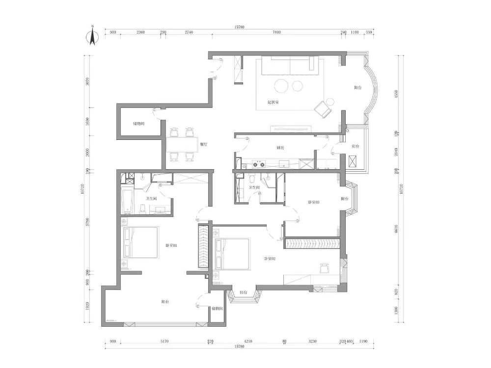 Rm 3E No 10 Kingda Internatioanl Apt(25)