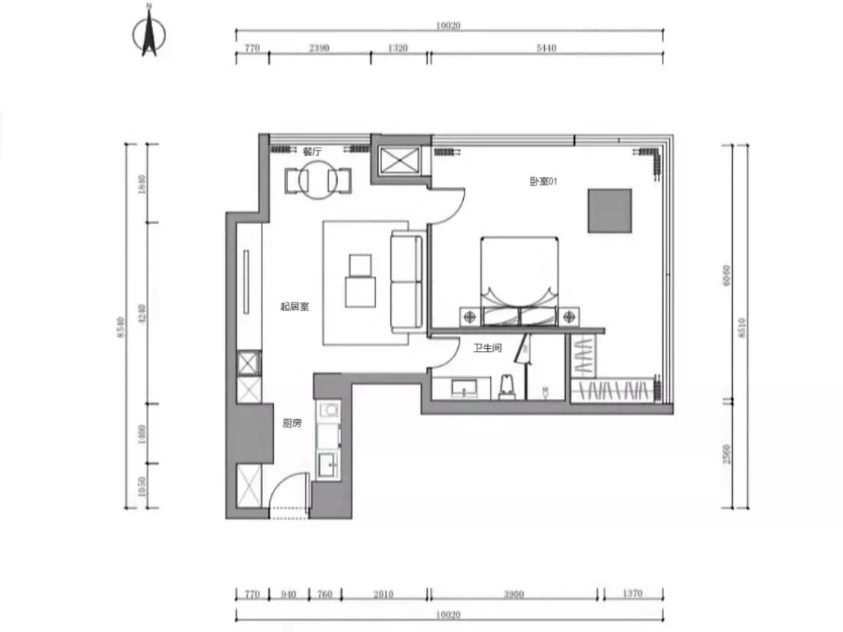 Rm 401 No 9 Lakeward Scenery Int’l Apts(13)