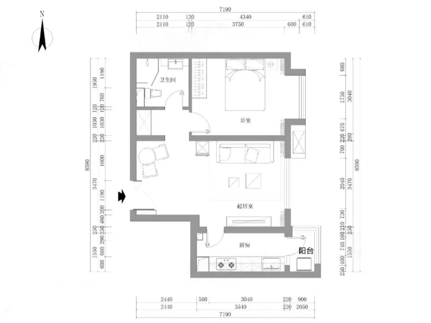 Rm 603 No 18 Hopson Int’l Garden East(13)