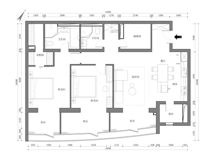 Rm 712 Tower 东 Van Palace Apt(14)