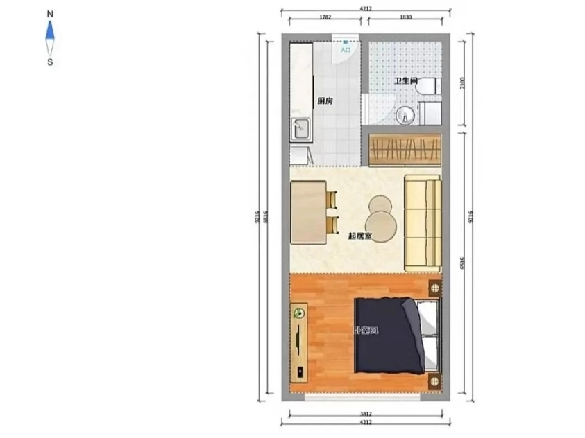 Rm 809 No 6 Guangqu Jinmao Palace East(13)