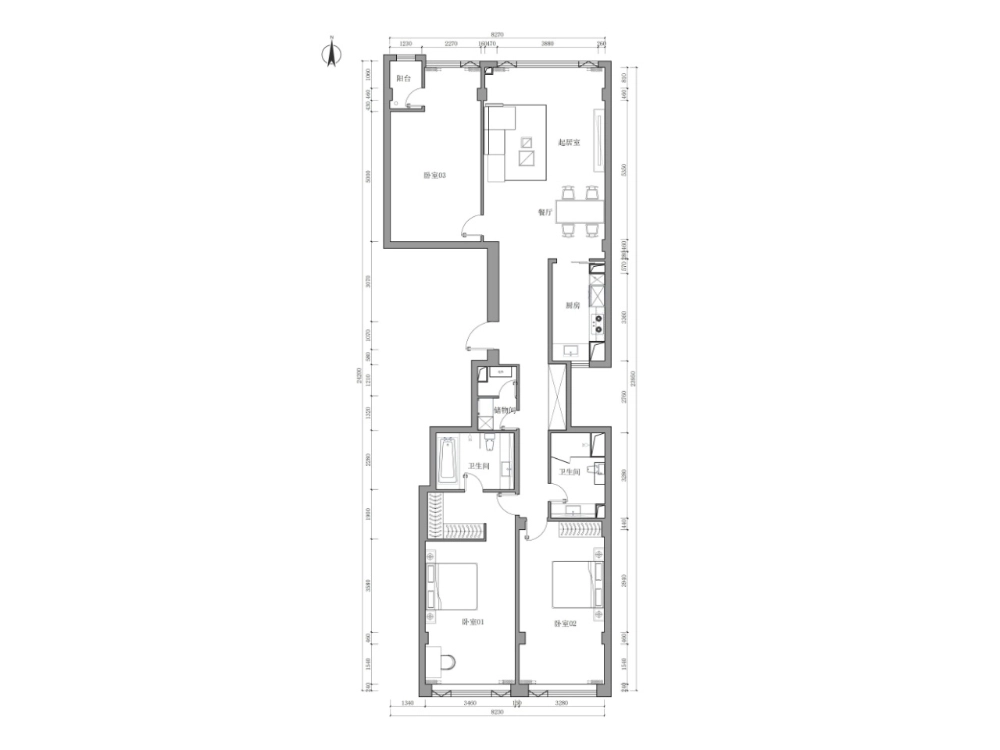 Rm 904 Unit 5 No 3 Jing Chen Int'l Apt(8)