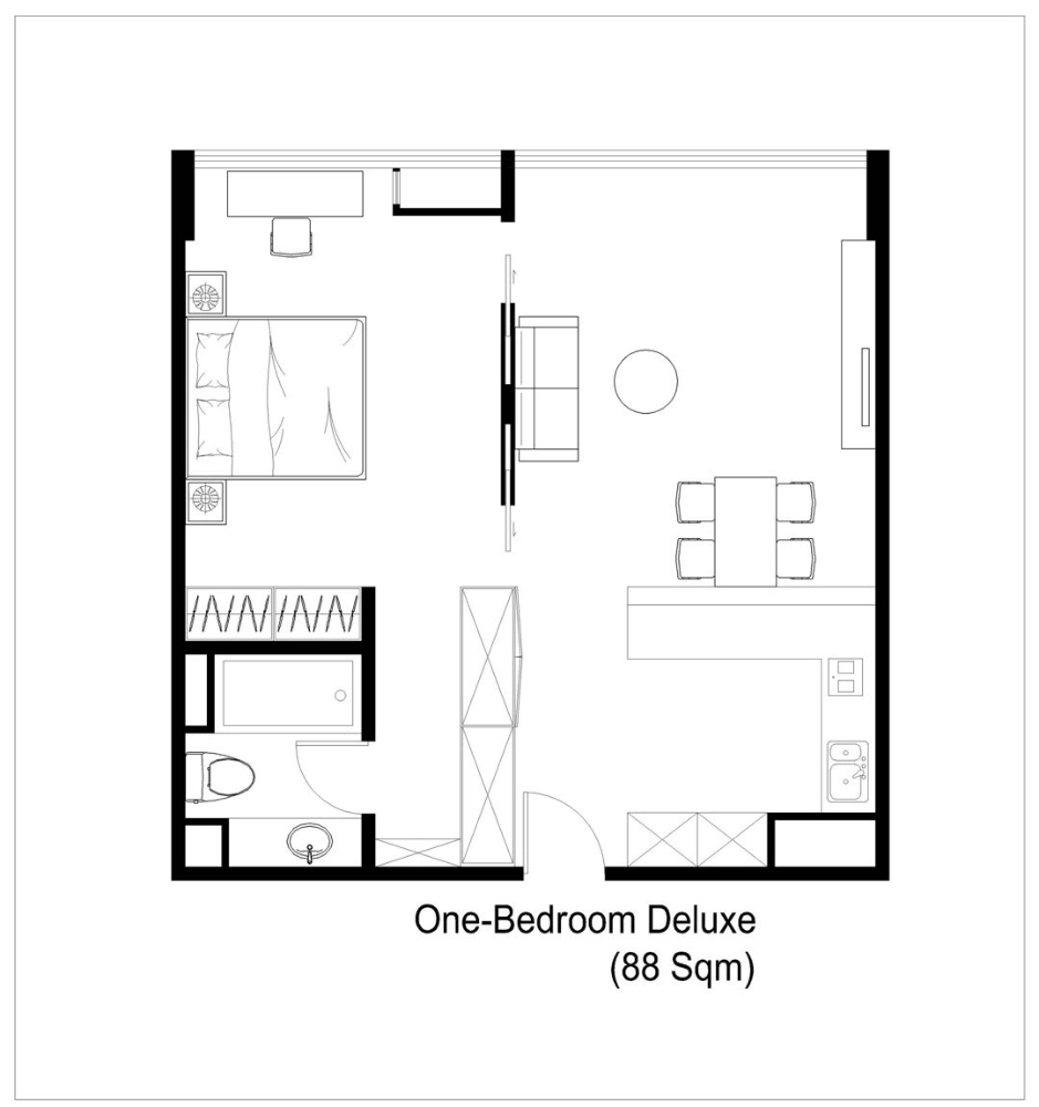 Standard 1-bdr Deluxe Ascott Raffle City Beijing(7)
