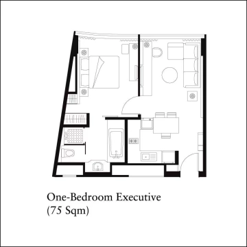 Standard 1-bdr Executive Ascott Raffle City Beijing(7)