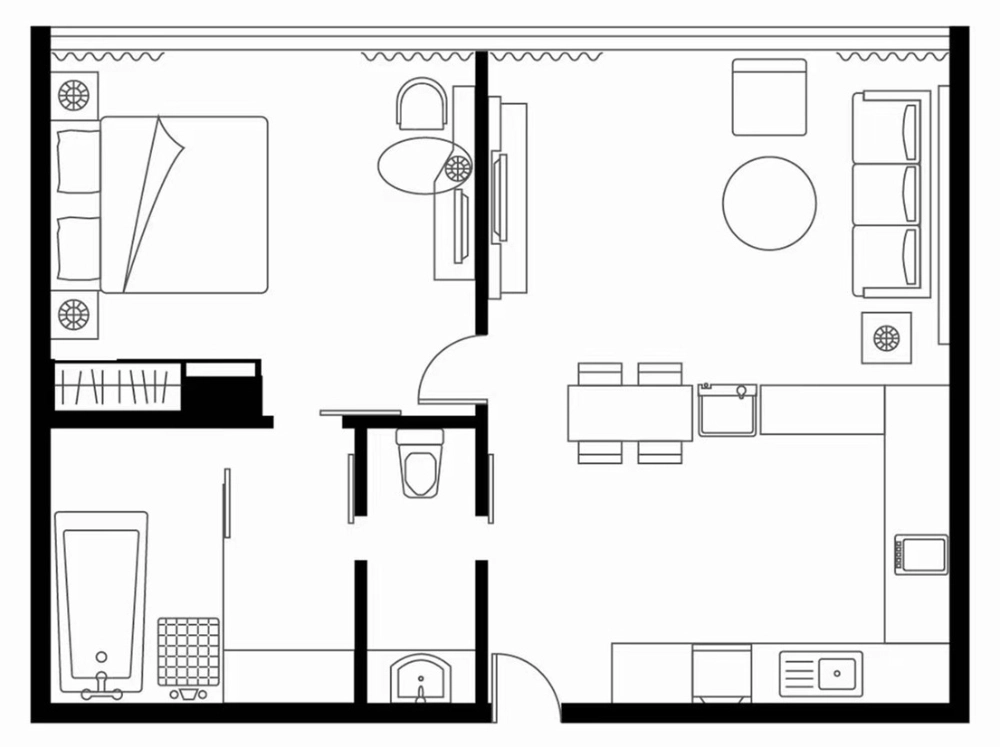 Standard 1-bdr Premier Ascott Raffle City Beijing(11)