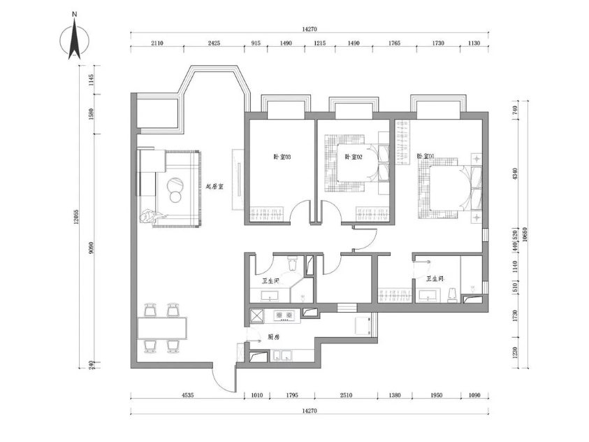 珠江帝景B区201号1003室(14)