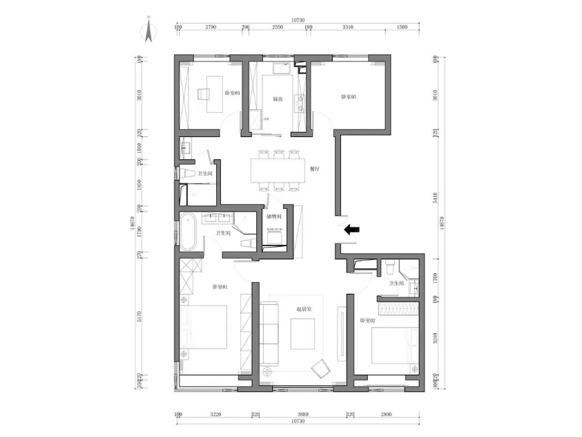 中建玖合府4号1单元102室(14)