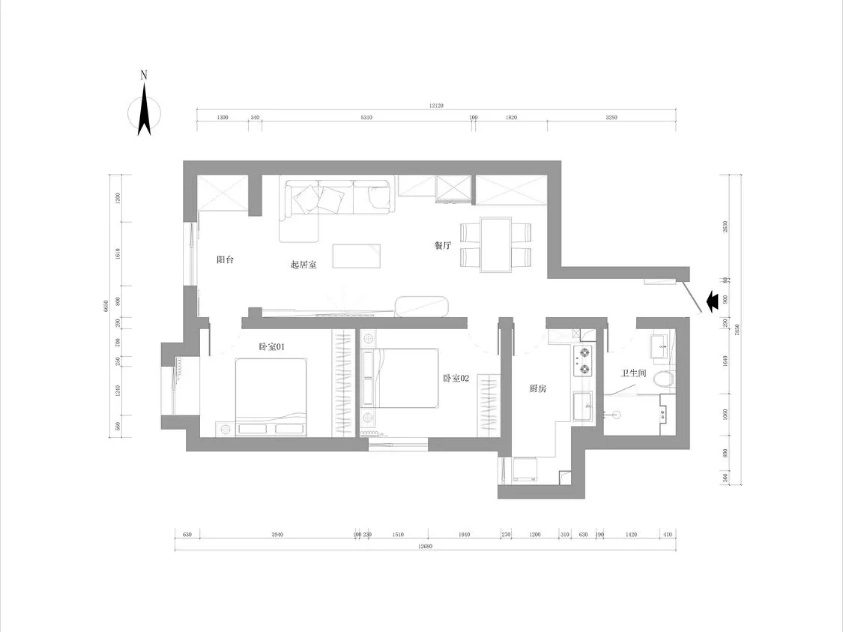 北京书院1号1单元1108室(13)