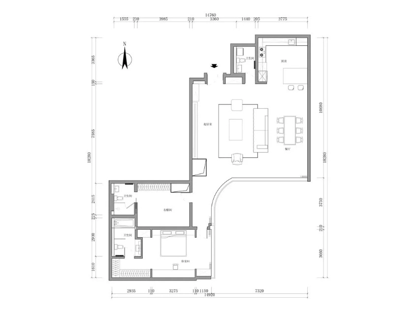 SOHO北京公馆W塔1单元1506室(18)