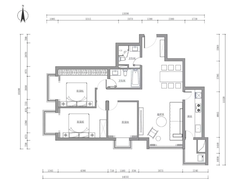 富力城D区2号2002室(19)