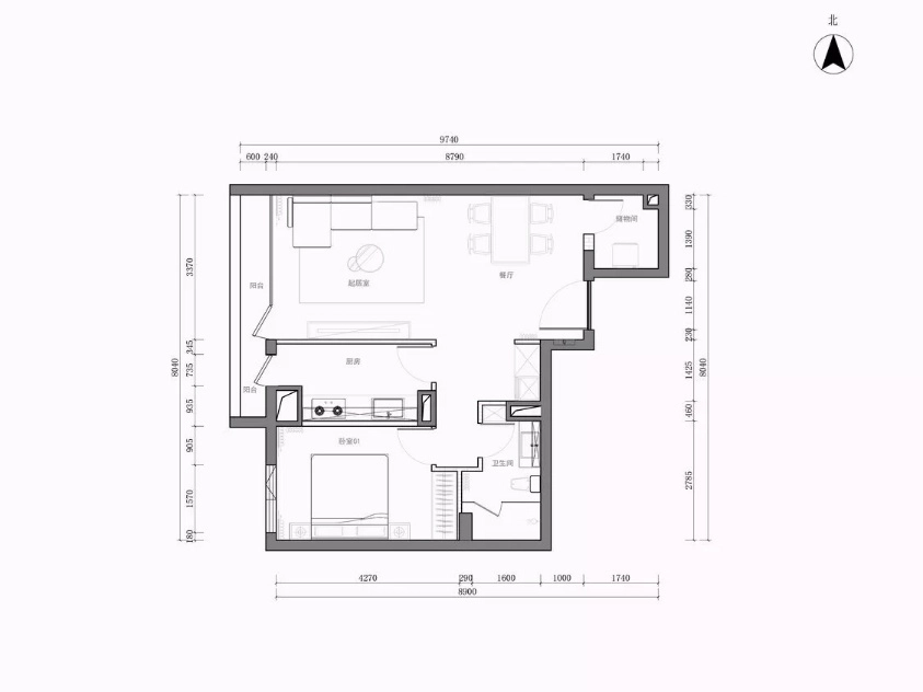 华贸公寓5号2102室(10)