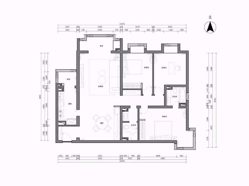 万科东地1号1单元2301室(14)