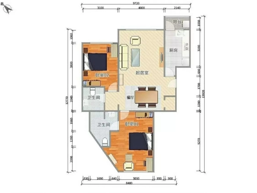 东湖湾西区 (一期和二期)8号2单元3101室(14)