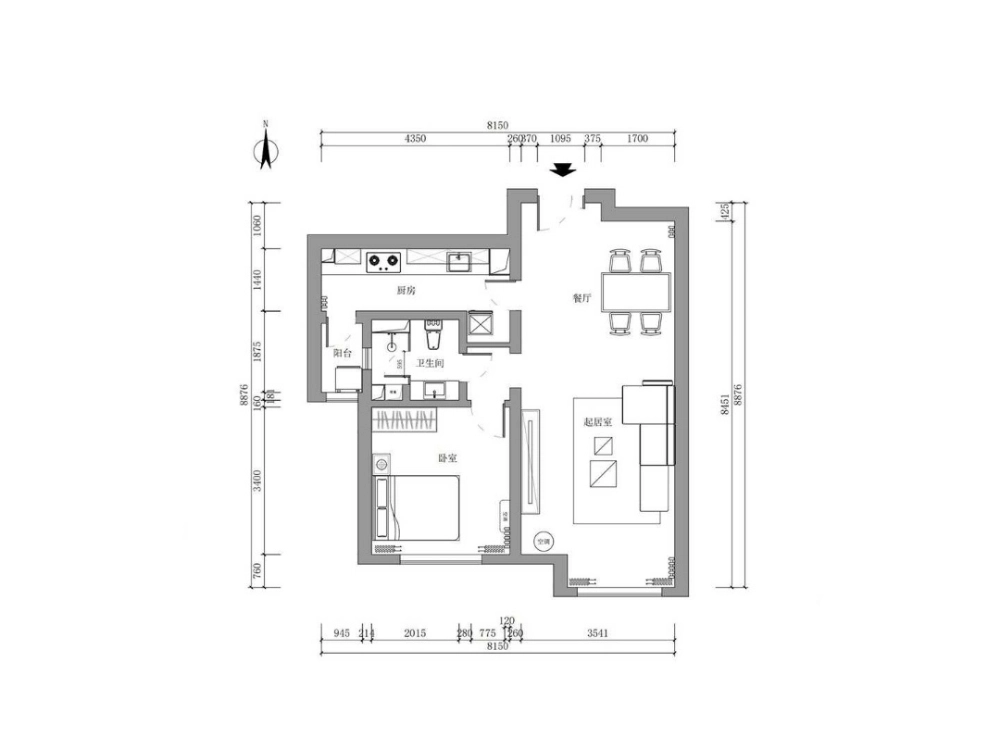 天鹅湾南区19号1单元803室(13)